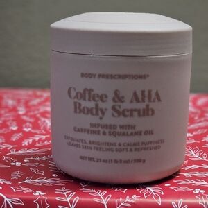 Body Prescriptions Coffee & AHA Body Scrub New
